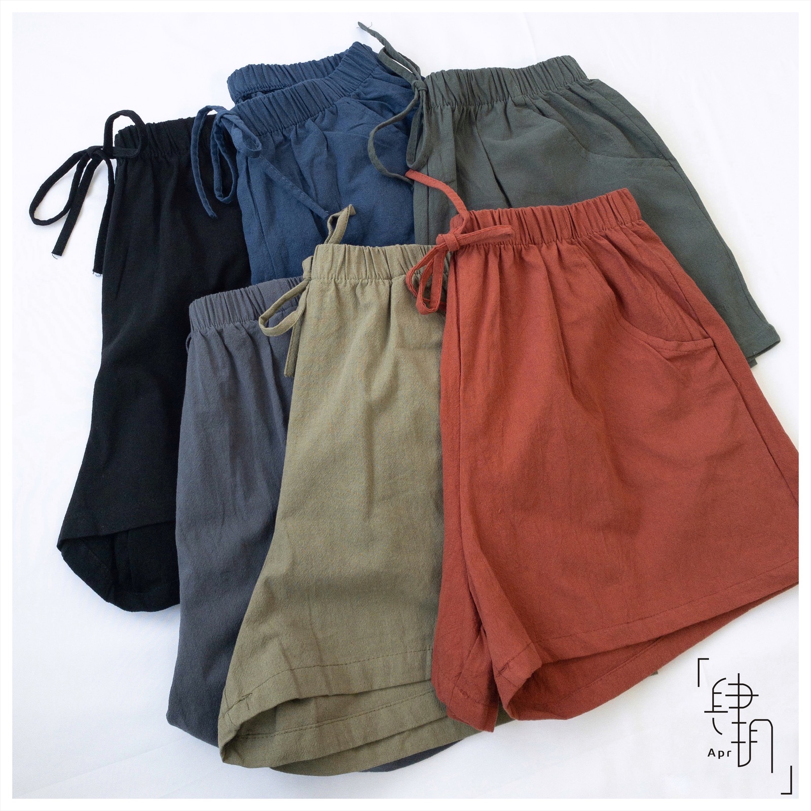 🇯🇵 透氣棉麻短褲 女生 夏天