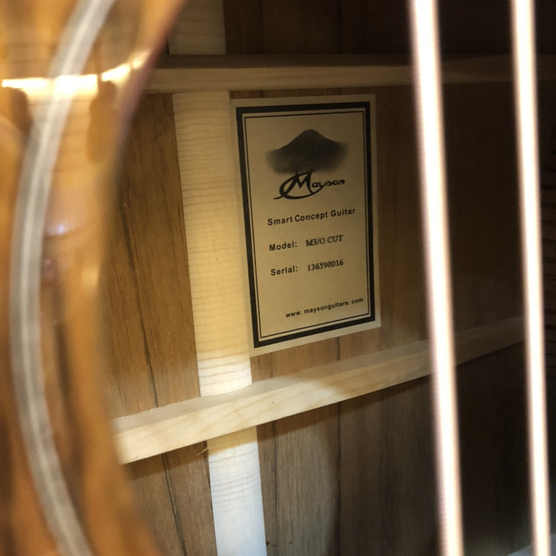 Mayson M3/O Cut 面單板 民謠吉他 木吉他 (附原廠厚袋、配件包) 第 4 張圖片｜三峽吉他 / Bass