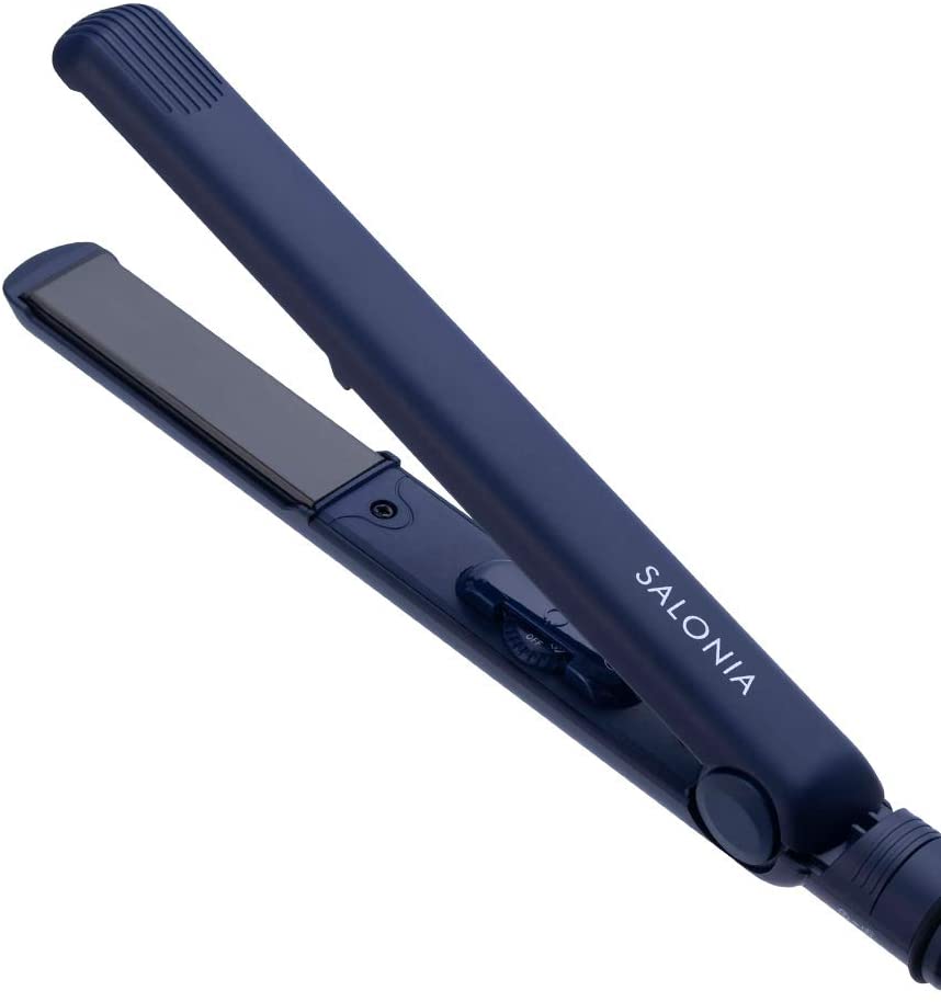 SALONIA Straight Hair Iron (NAVY) <2020 NEW Color>