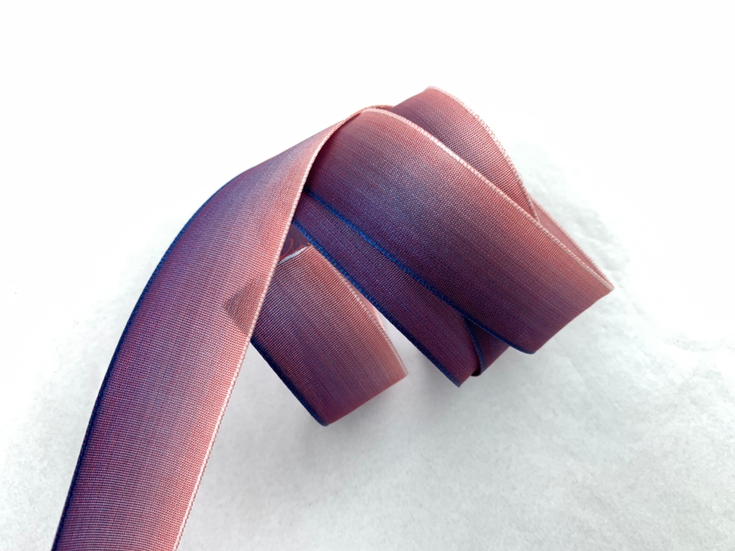 彩織漸層帶/平織鐵絲/22mm