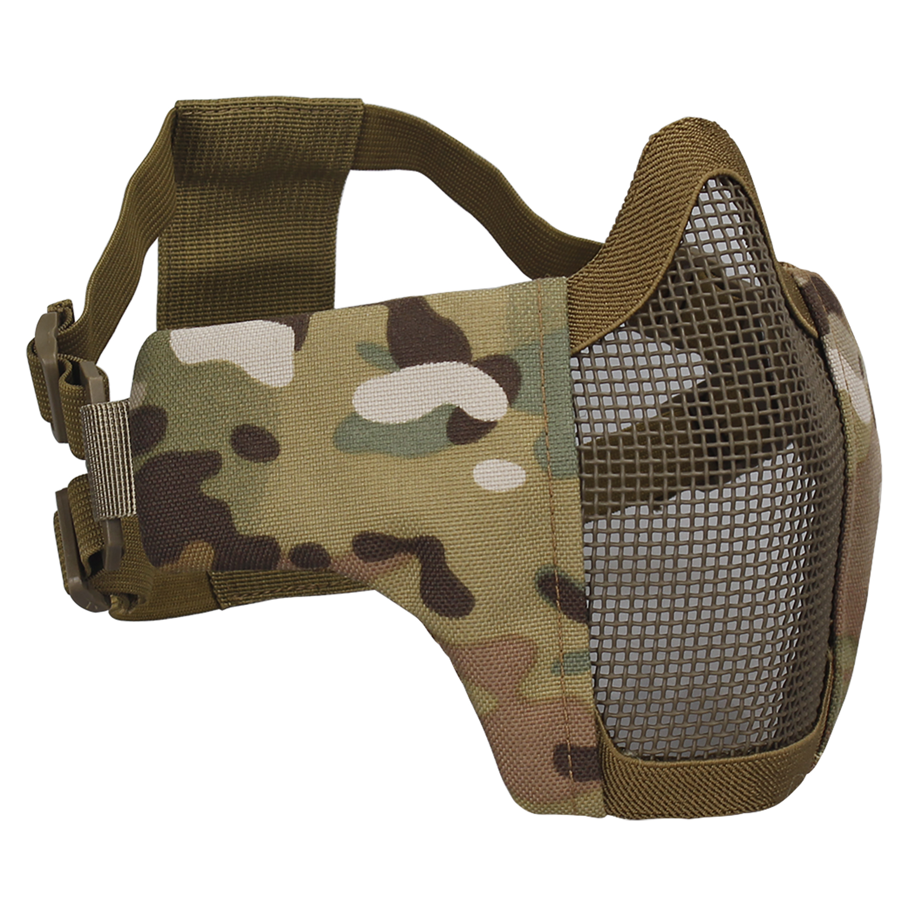 IDOGEAR Airsoft Masks,Adjustable Airsoft Half Face Mask