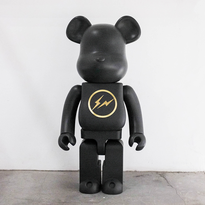 【車庫服飾】Bearbrick 1000% Fragment Design 藤原浩 閃電 熊