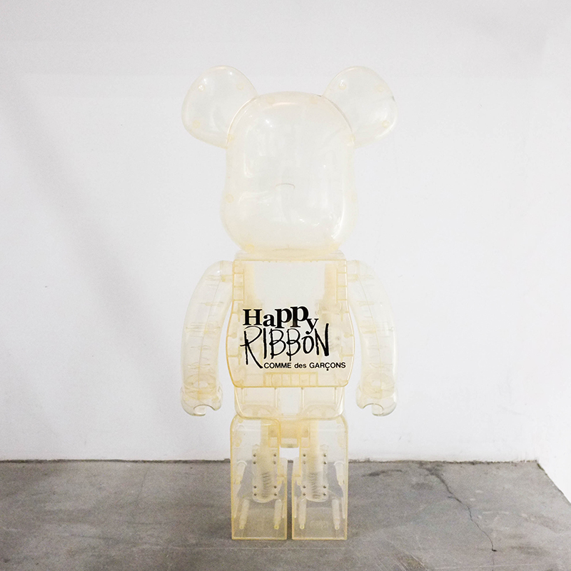 【車庫服飾】Bearbrick 1000% COMME DES GARCONS 川久保玲 透明 果凍 熊