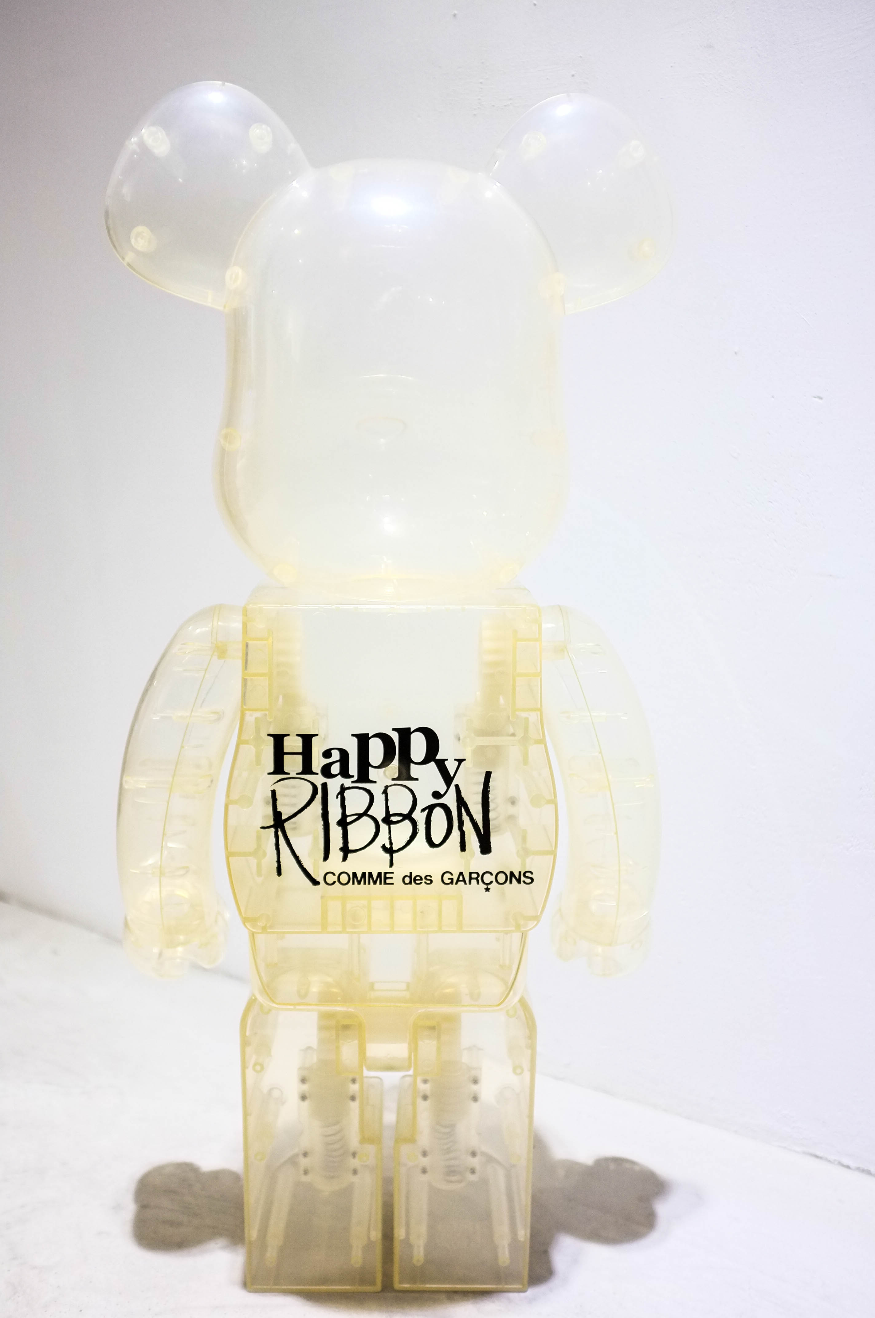 【車庫服飾】Bearbrick 1000% COMME DES GARCONS 川久保玲 透明 果凍 熊