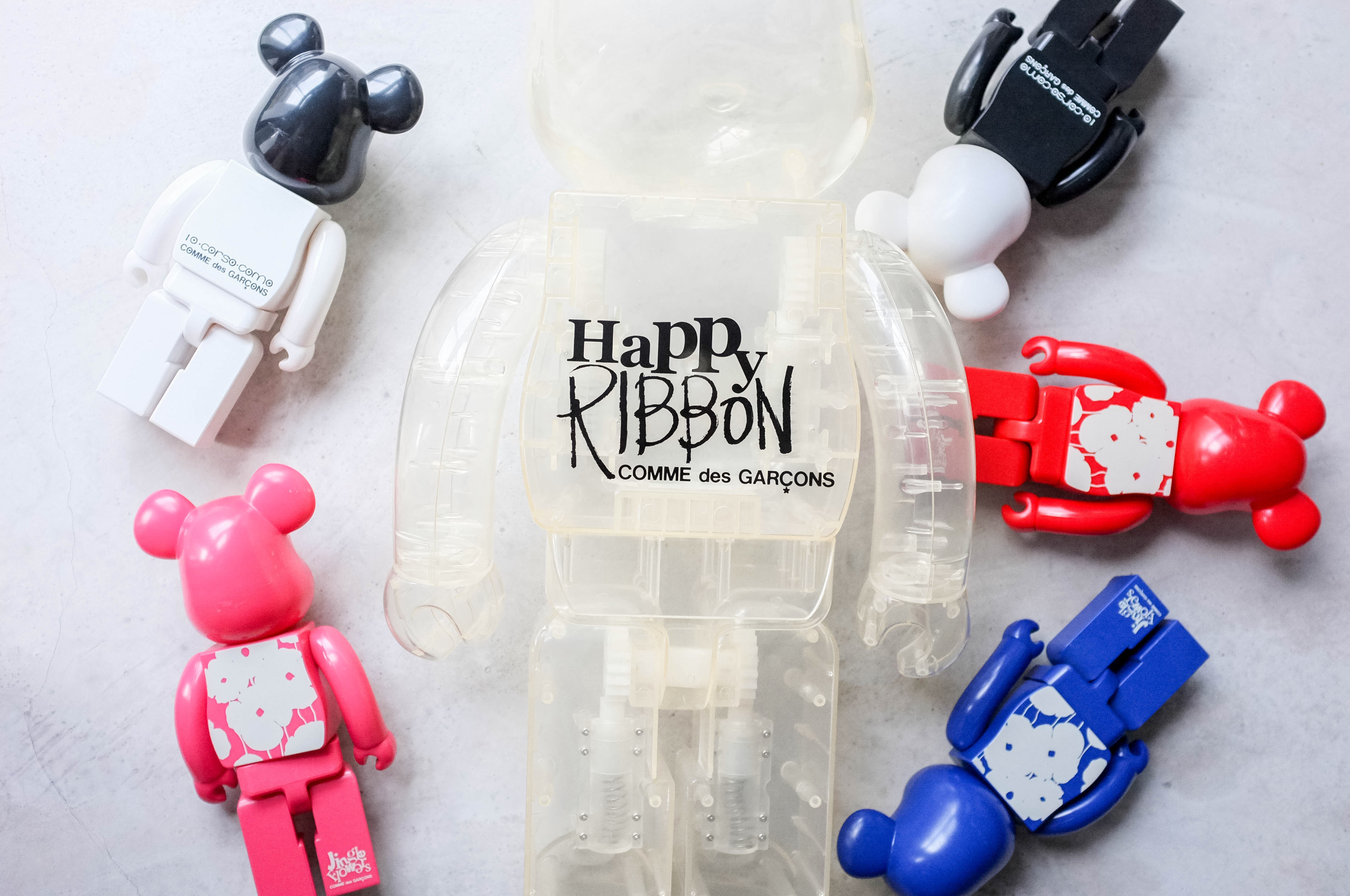 車庫服飾】Bearbrick 1000% COMME DES GARCONS 川久保玲透明果凍熊