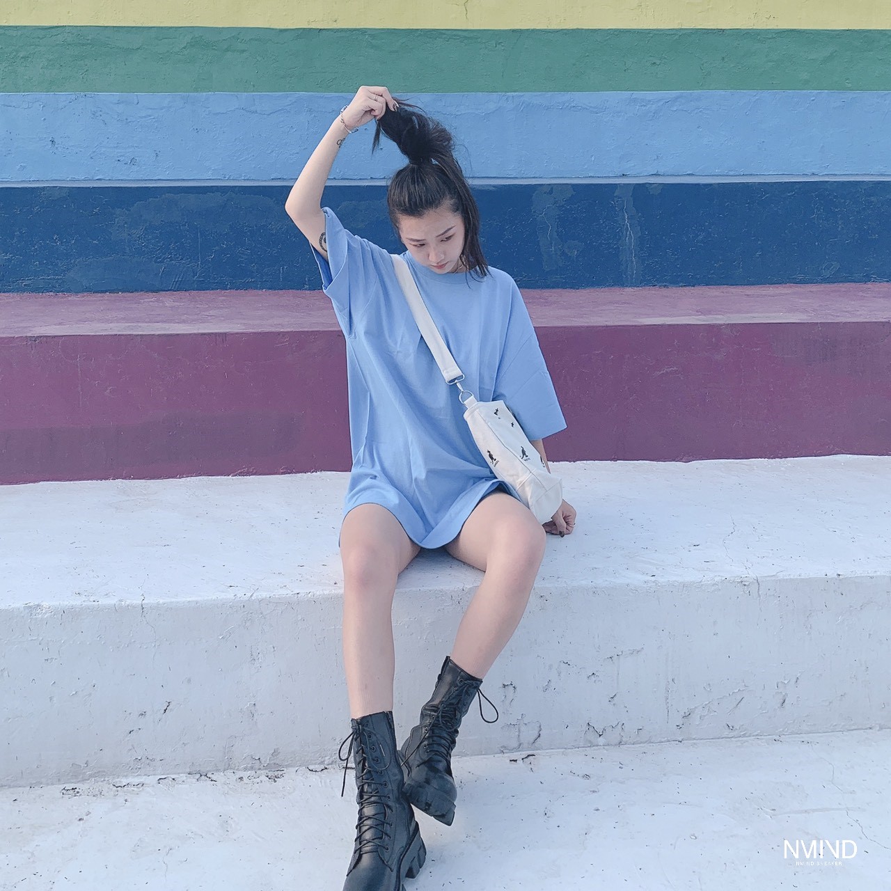 United Athle UA 素踢 24色 - L 天空藍 (3500101-082)