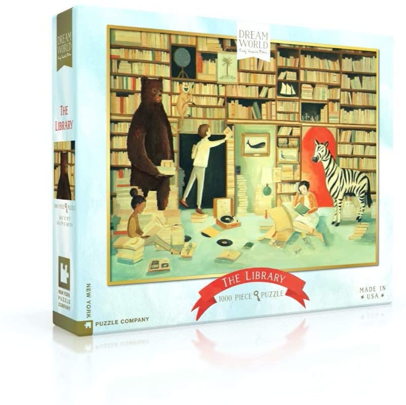【NEW YORK PUZZLE COMPANY】夢幻世界圖書館 1000片拼圖