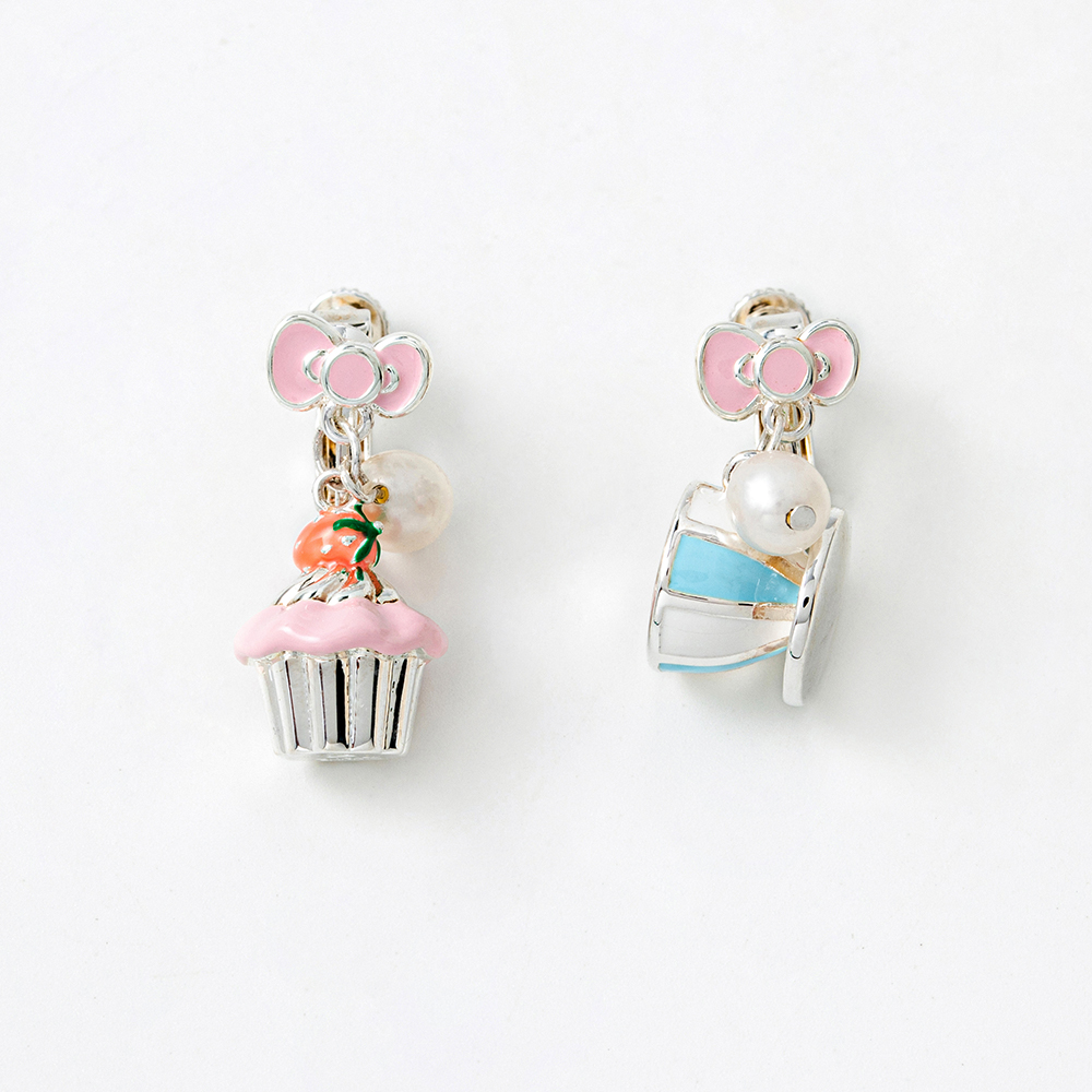 Hello Kitty 三麗鷗 貝殼 耳夾