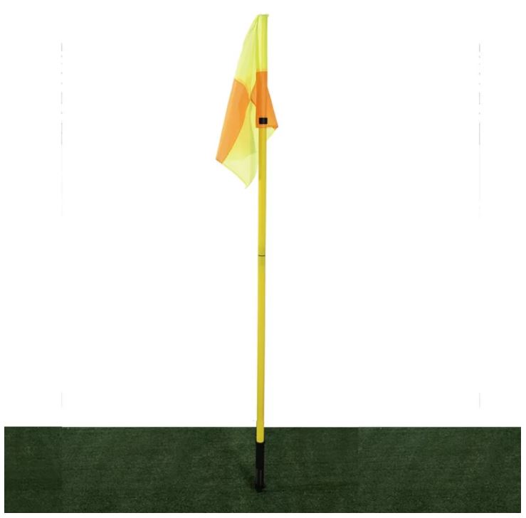 【ANGO】彈簧地釘型足球角旗組