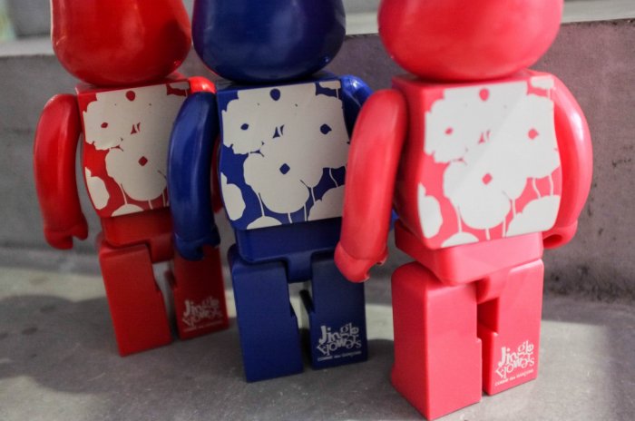 【車庫服飾】收藏品出售 BEARBRICK MEDICOM TOY 400% CDG 川久保玲 五隻一組 熊