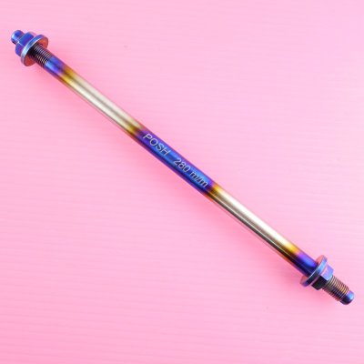 POSH 白鐵鍍鈦輪心 M12 白鐵鍍鈦 260 280 300 輪心 鍍鈦輪芯 勁戰 雷霆 FORCE