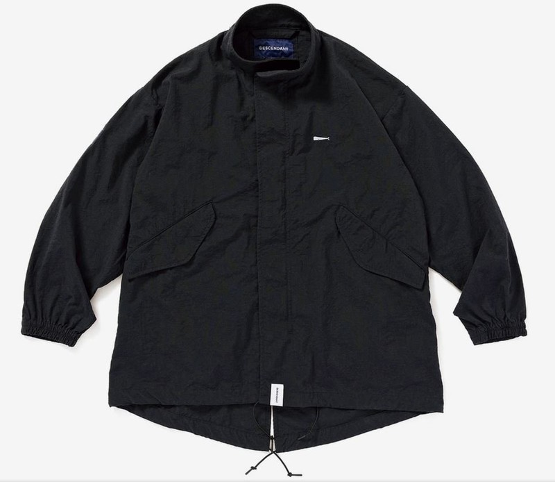 2019AW DESCENDANT D-51M NYLON JACKET 3色 西山徹著 余文樂著 鯨魚 刺繡 長版 外套 現貨