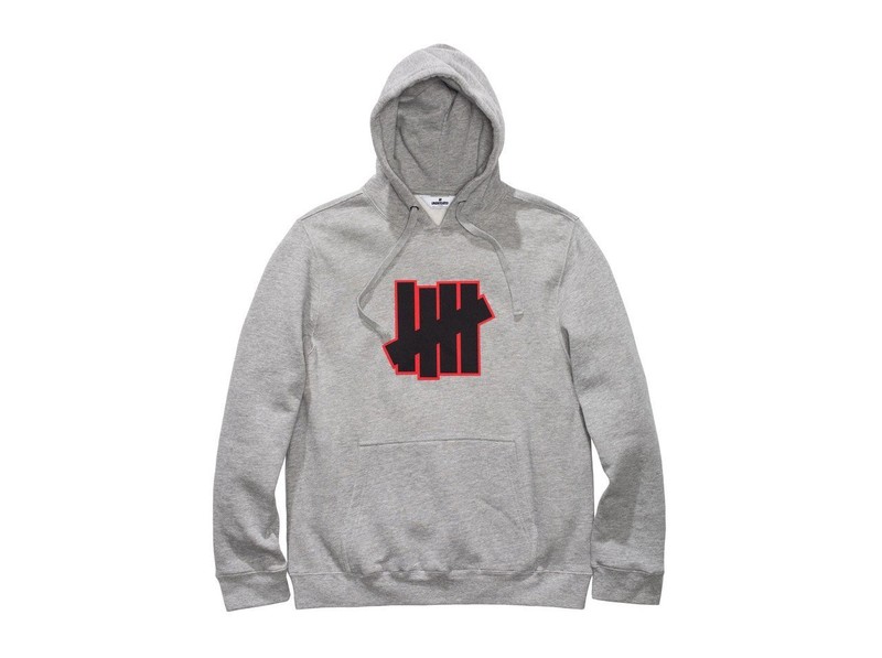 UNDEFEATED APPLIQUE 5 STRIKE HOOD 帽T 黑 灰 518273