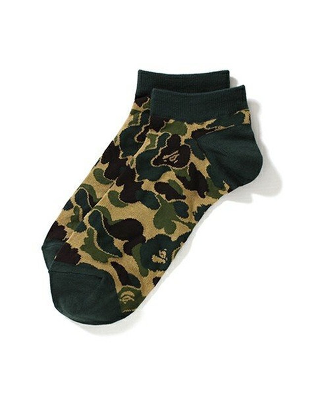 2017AW A BATHING APE ABC JACQUARD ANKLE SOCKS 迷彩 短襪 襪子 現貨