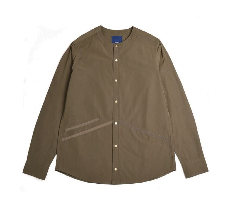 2019AW OqLiq tail shirt 2色 日系 日本 無領 襯衫 外套 現貨