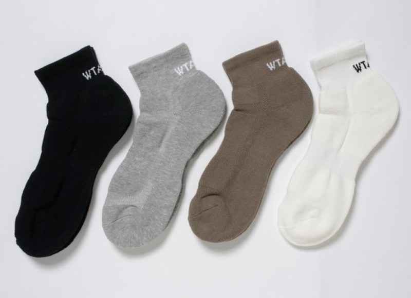 2025AW WTAPS SKIVVIES. SOX (MID) 中筒 短襪 襪子 四色 一包三雙 現貨 252MYDT-UWM04