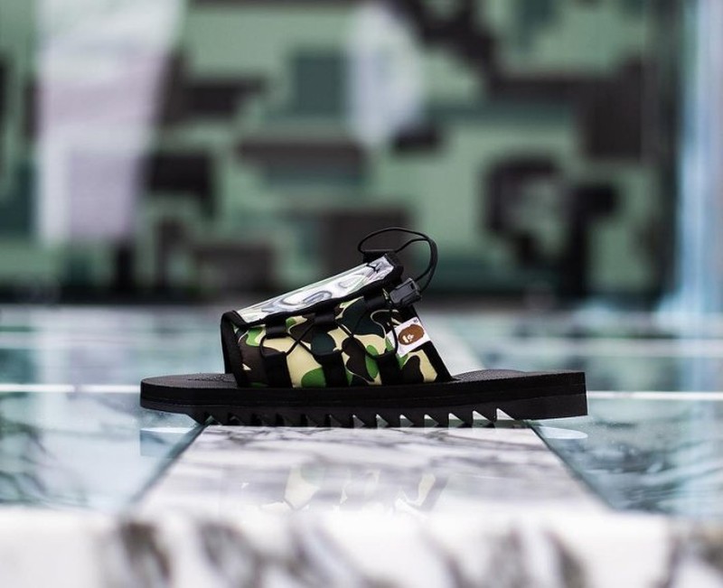 A BATHING APE BAPE X SUICOKE DAO 迷彩 拖鞋 現貨