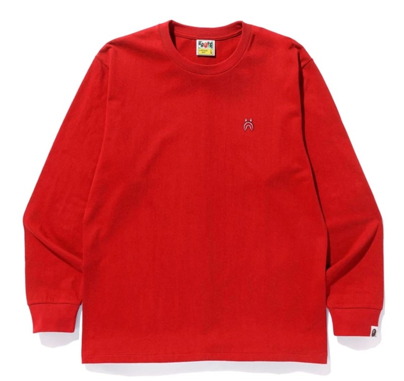 BAPE APE SHARK ONE POINT L/S TEE 鯊魚 長T 現貨