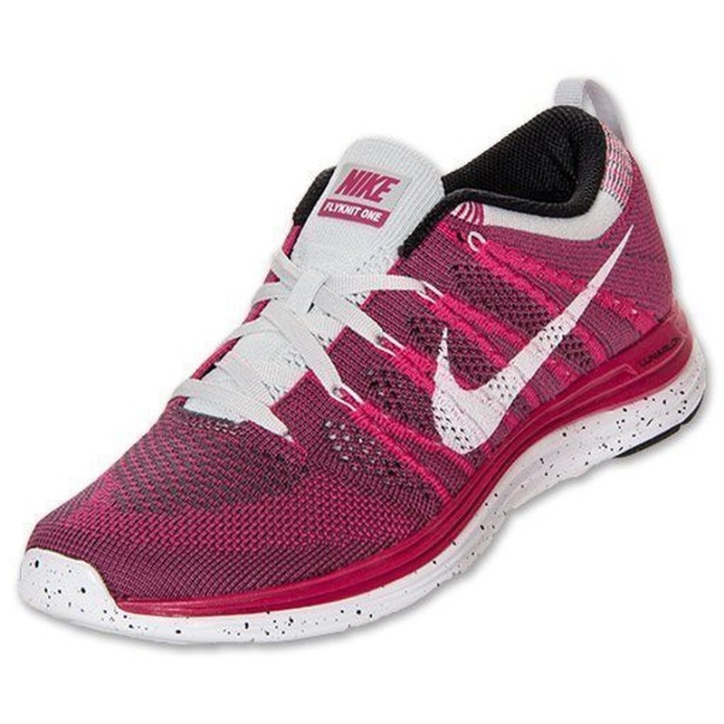 Nike Flyknit Lunar 1+ 雪花 編織 女鞋 跑鞋 桃紅 554888-610 現貨