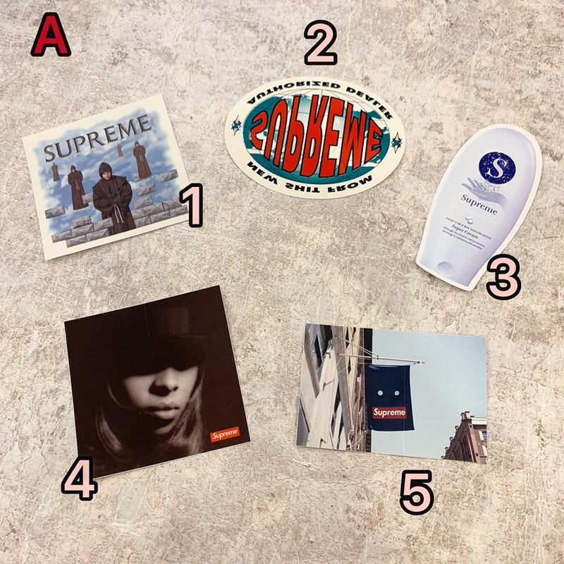 SUPREME 貼紙 Sticker A 系列 單張 賣場