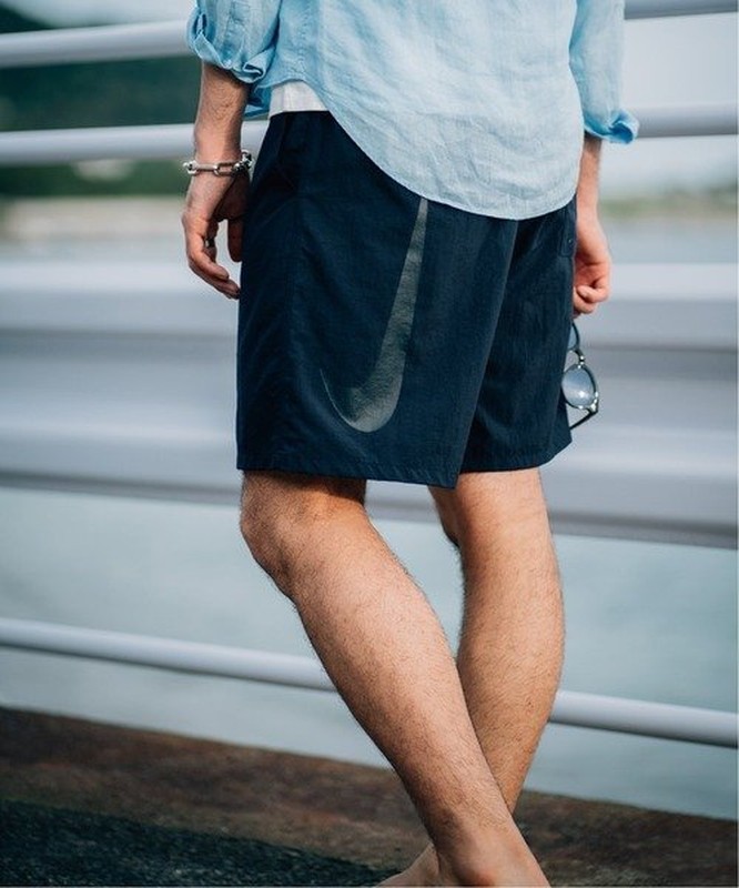 2020SS NIKE × EDIFICE SWIM Big Swoosh 防水 運動褲 短褲 現貨