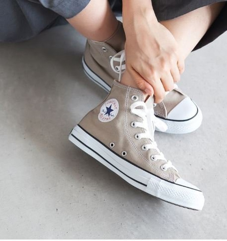 Converse CANVAS ALL STAR COLORS HI 1CL128 奶茶色 鞋子 現貨