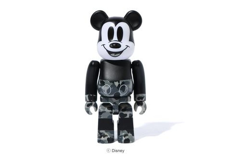 BE@RBRICK BAPE MICKEY MOUSE 米奇庫柏力克黑迷彩1000% 現貨