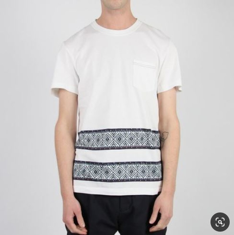 NEIGHBORHOOD TIROLEAN / C-CREW . SS 民族風 短TEE