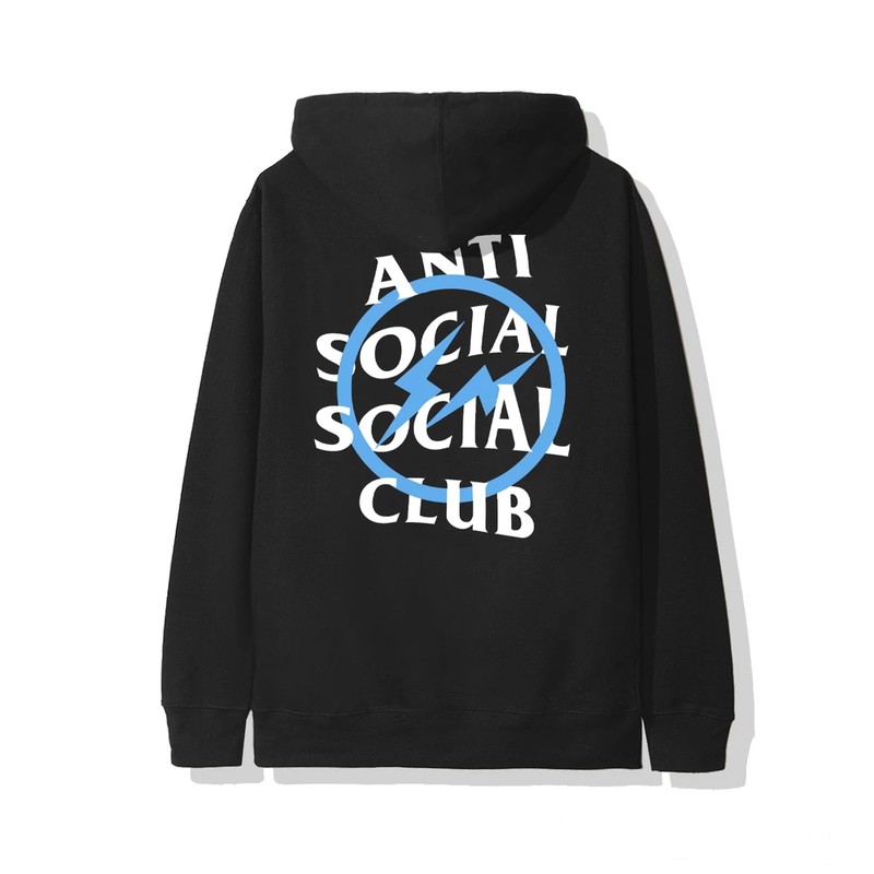FRAGMENT X ASSC ANTI SOCIAL CLUB BLUE BOLT HOODIE 藍 閃電 帽T 現貨