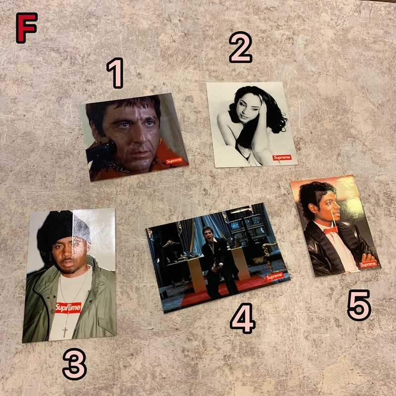 SUPREME 貼紙 Sticker F 系列 單張 賣場 NAS