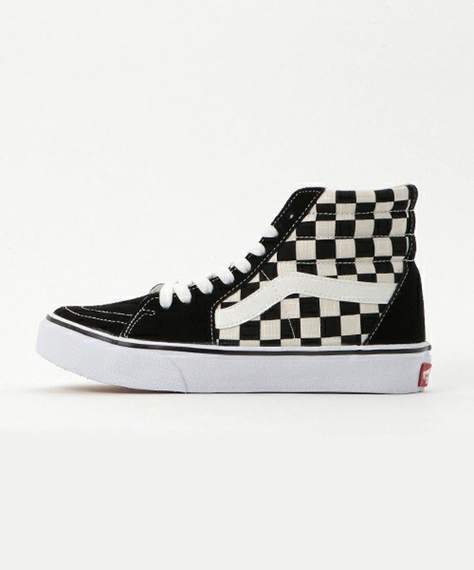 VANS SK8-HI DX Checkerboard 輕量化 棋盤 格紋 黑白 日本限定