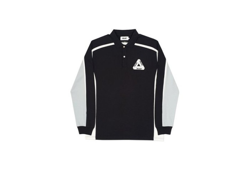 2017SS Palace Yaman 220 LS Polo 三角LOGO 機車衫 足球衫 Y2K 球衣 長T 現貨