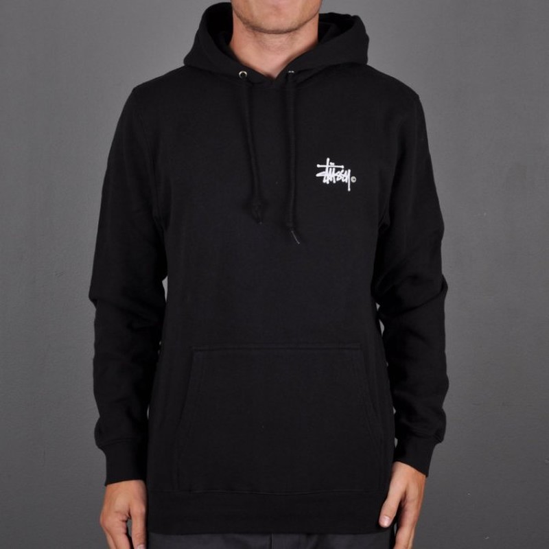 STUSSY BASIC LOGO HOOD 草寫 經典 帽T 四色  1923778