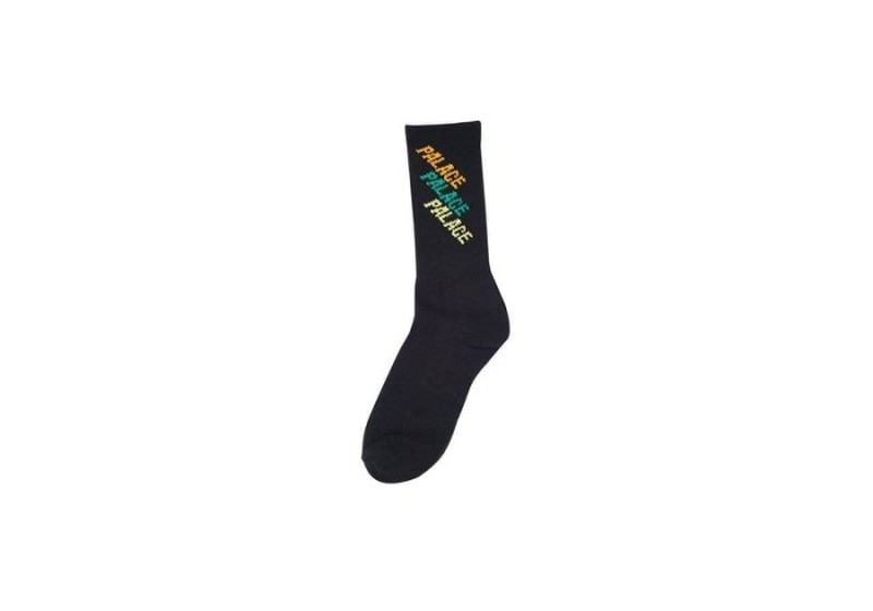 2018AW Palace REPEAT FONT SOCK 長襪 字體 LOGO 三色