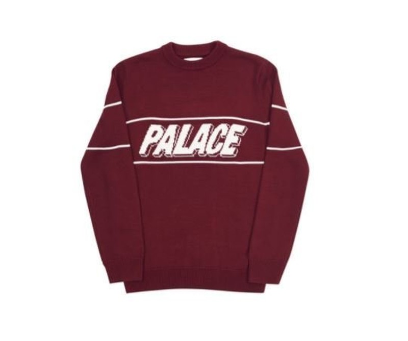 2017AW Palace 3P KNIT 刺繡 針織衫 毛衣 LOGO 2色 現貨