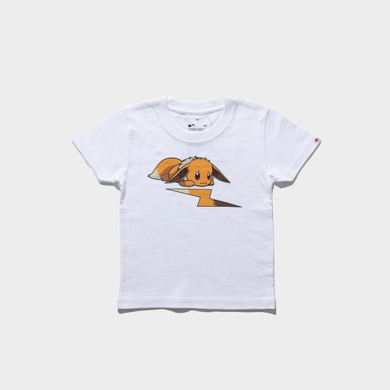 THE CONVENI x POKEMON KIDS THUNDERBOLT FRAGMENT 寶可夢 小孩 短T 伊布 閃電