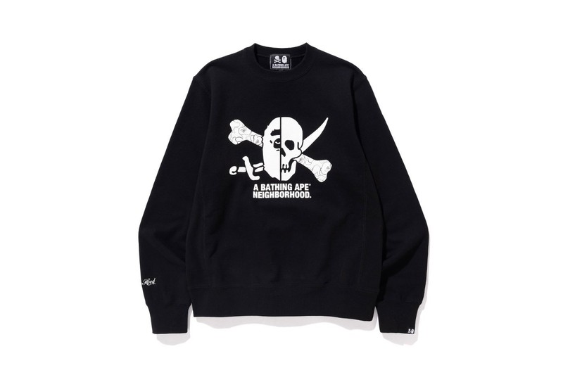 2018AW NEIGHBORHOOD BAPE CREWNECK 聯名 大學T 三色 現貨