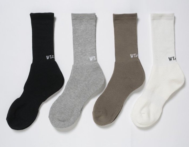 2025AW WTAPS SKIVVIES. SOX (HI) 高筒 長襪 四色 一包三雙 現貨 252MYDT-UWM05