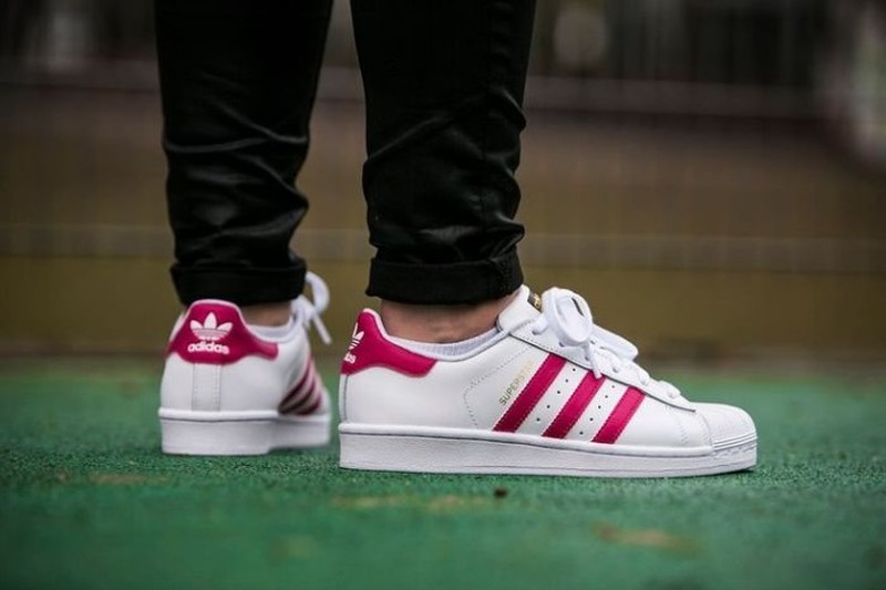 ADIDAS ORIGINAL SUPERSTAR 金標 粉紅 女鞋 B23644