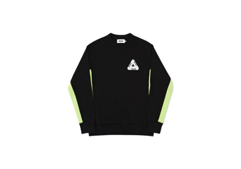 2016AW Palace NEO-CREW BLACK 拼接 大學TEE 黑色