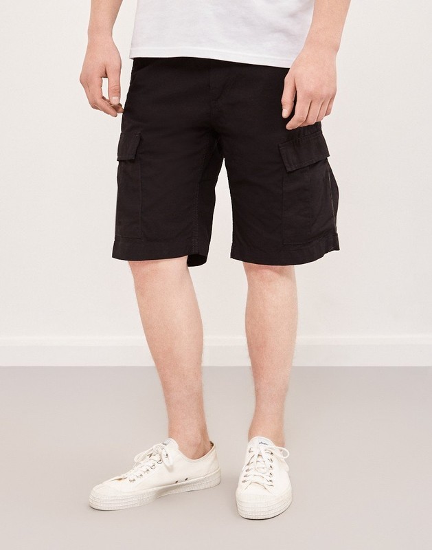 Carhartt WIP Aviation BLACK CARGO 口袋 工作 短褲 黑色 現貨 I028245 I009758