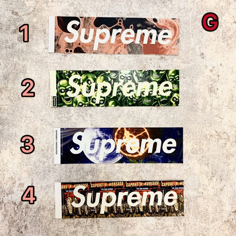 SUPREME 貼紙 Sticker G 系列 單張 賣場