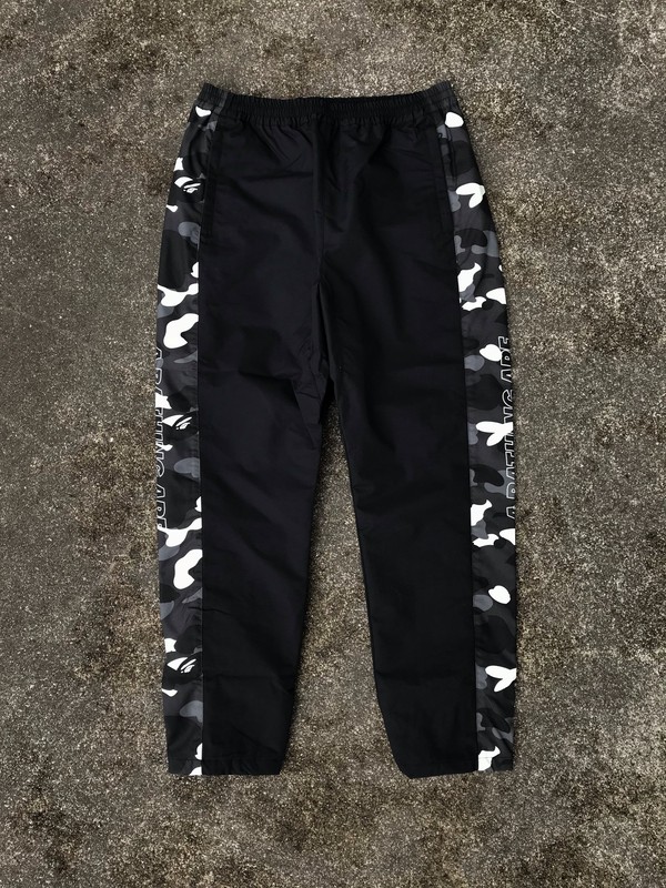 BAPE APE CITY CAMO TRACK PANTS 夜光 鯊魚 防風 長褲 現貨