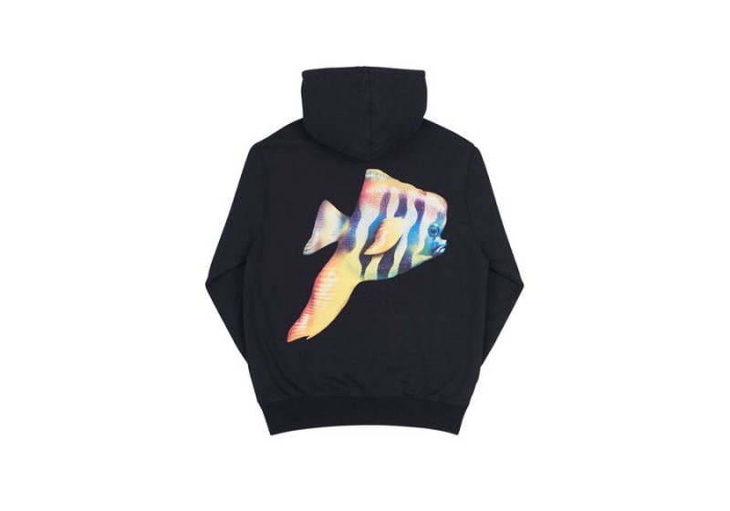 2017SS Palace tropical pish hood 帽T 黑色 魚 熱帶魚 現貨