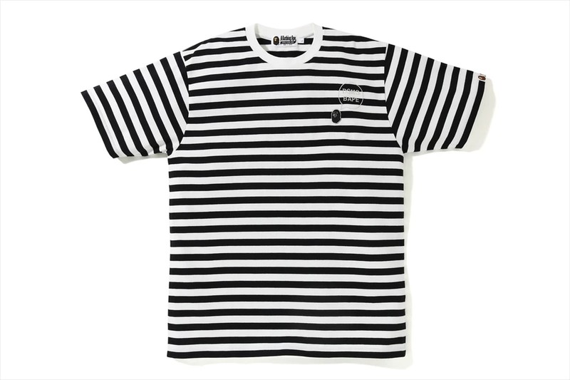 2020AW APE BAPE DSMG HOOP TEE DOVER STREET MARKET 聯名 條紋 LOGO 短T 現貨