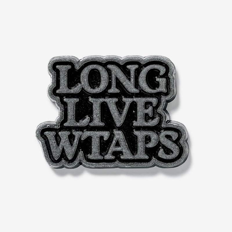 2020SS WTAPS LLW / BADGE. STEEL LOGO 徽章 別針 灰色 現貨