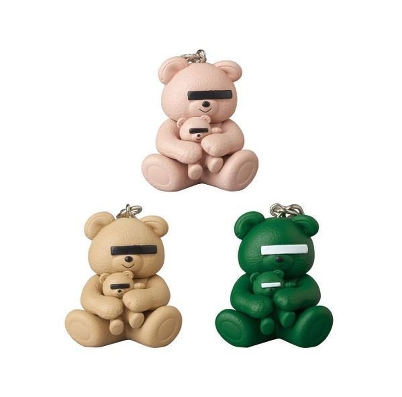 UNDERCOVER X MEDICOM TOY BEAR KEYCHAIN 小熊鑰匙圈