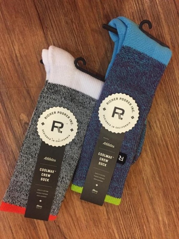 2015AW Richer Poorer STARTER 運動 長襪 襪子 兩款 素色 百搭 現貨 MSH-STRT11