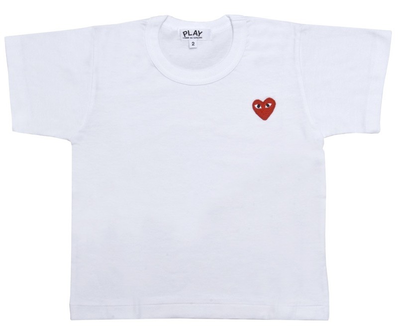 COMME des GARCONS PLAY 川久保玲 TEE KIDS 小紅愛心 小孩 2色 現貨 AZ-T501-100