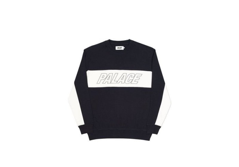 2017AW PALACE TRI PANEL CREW 大學T 灰紅 現貨